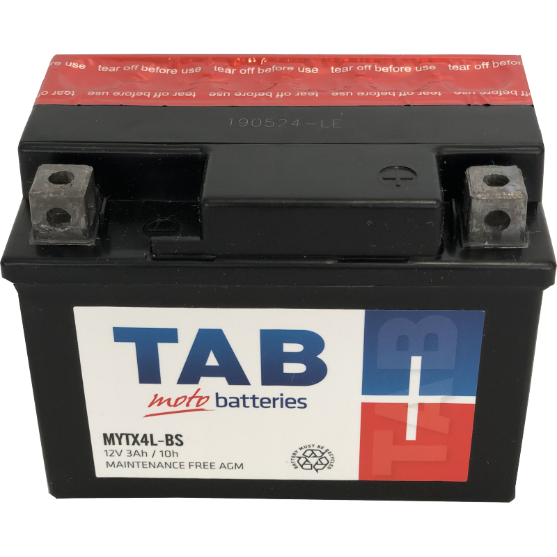 [MYTX4LBS] BATTERY TAB MOTO AGM