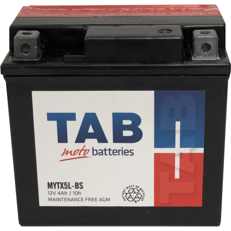 [MYTX5LBS] BATTERY TAB MOTO AGM