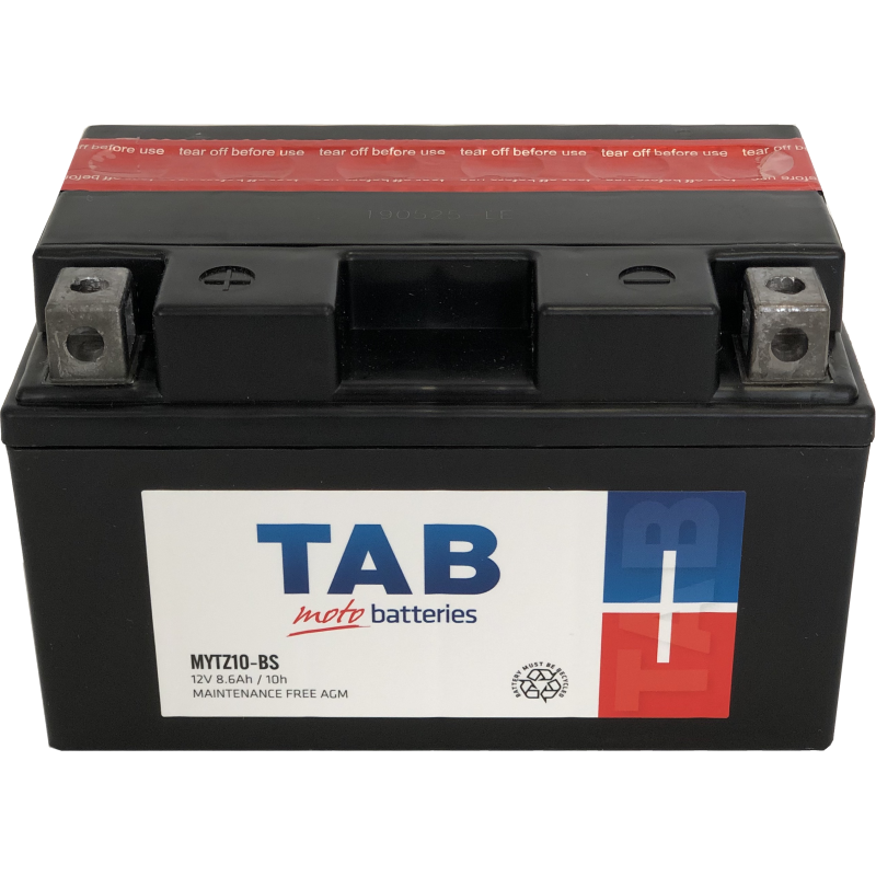 [MYTZ10BS] BATTERY TAB MOTO AGM