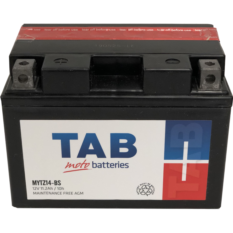 [MYTZ14BS] BATTERY TAB MOTO AGM