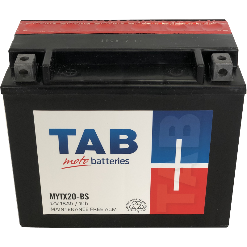 [MYTX20BS] BATTERY TAB MOTO AGM