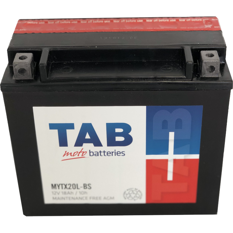 [MYTX20LBS] BATTERY TAB MOTO AGM
