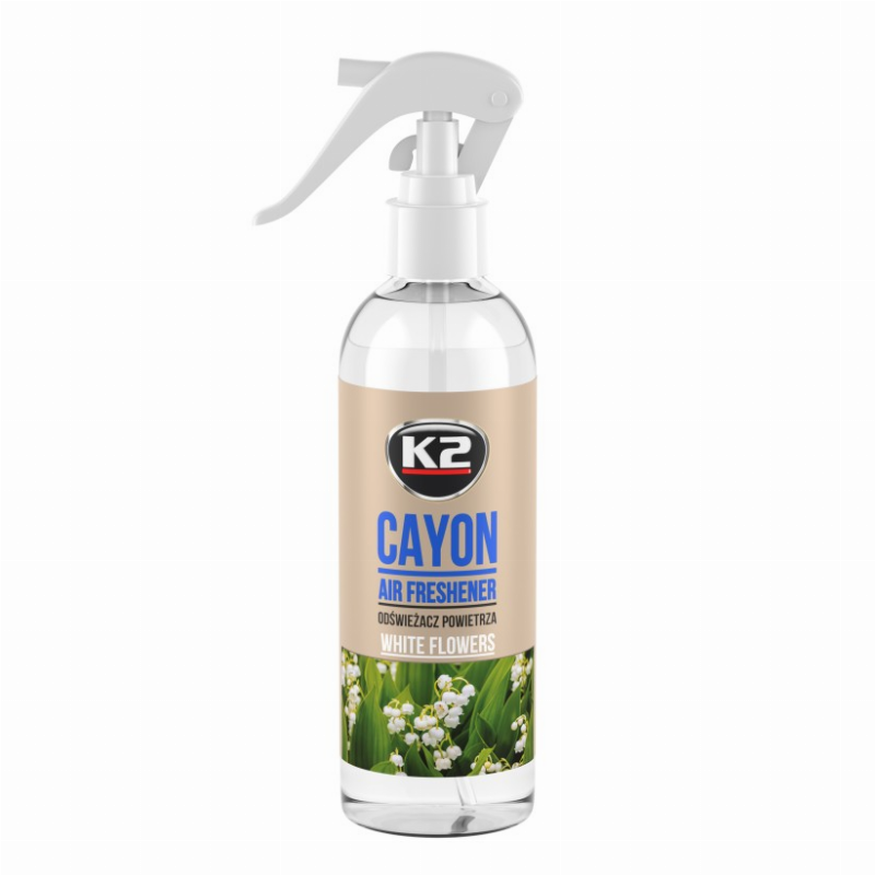 [K2117FC] CAYON 250ML WHITE FLOWERS ORO GAIVIKLIS