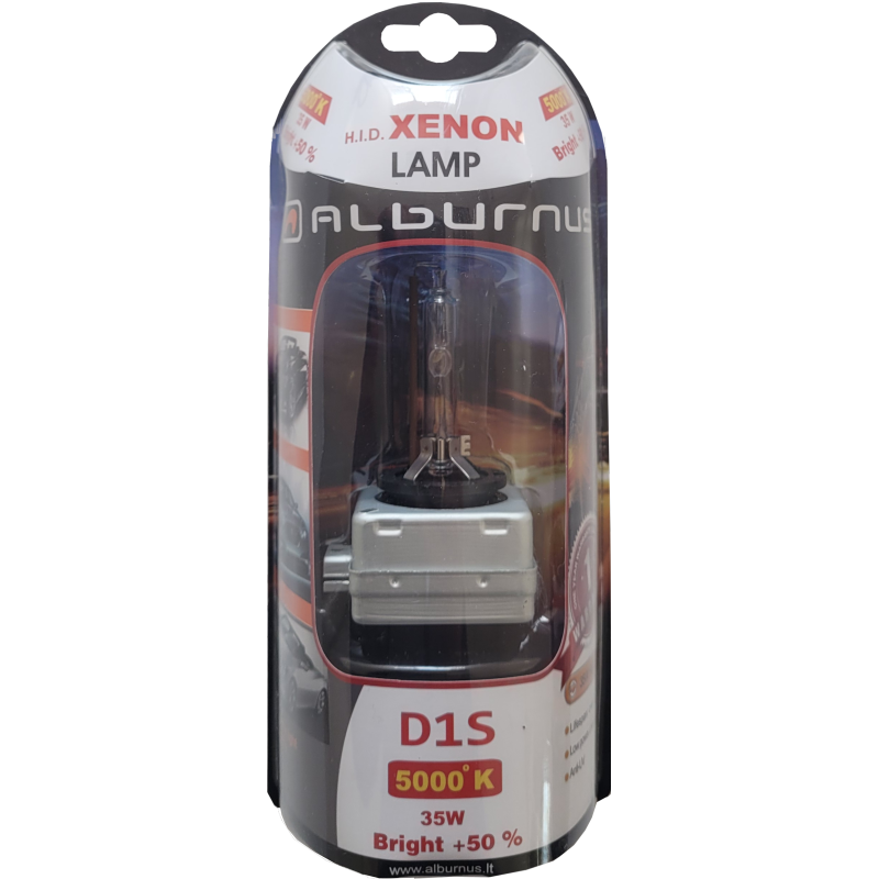 [ALH5050-01B] LEMPUTĖ HID D1S 5000K 35W BLI1