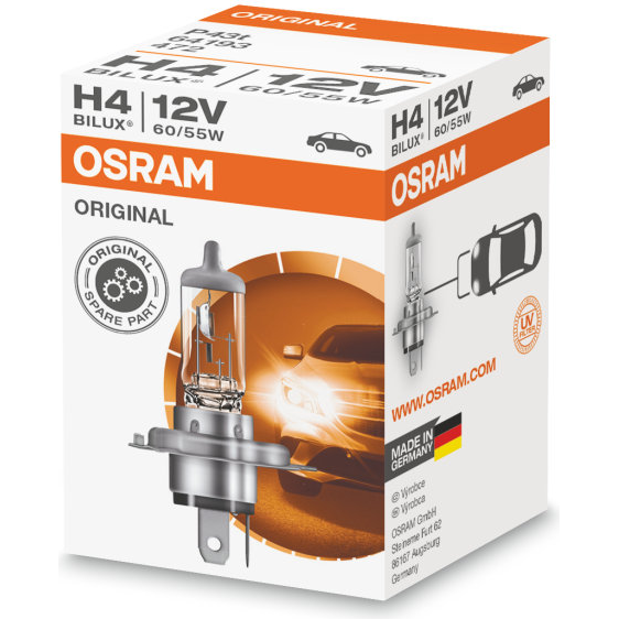 [OS-94193] OSRAM LEMPUTĖS H4 60/55W BILUX 12V P43T