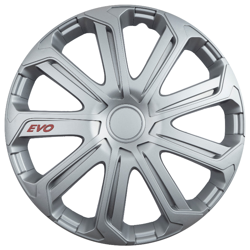 [WV-9672-SI-15] WHEEL COVERS EVO SILVER