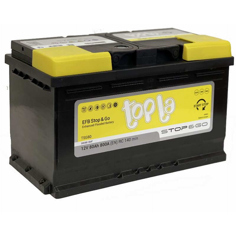 [TTEFB80R] BATTERY TOPLA EFB STOP &amp; GO