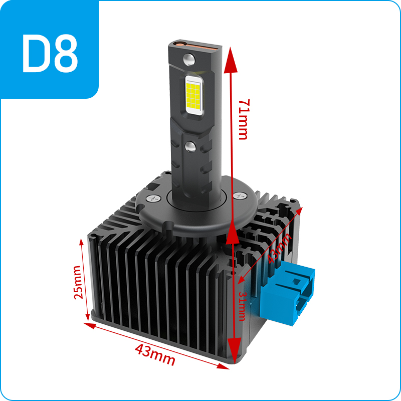 LEMPUTĖS D8S LED 35W 6000K 9000LM (2VNT)