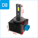 LEMPUTĖS D8S LED 35W 6000K 9000LM (2VNT)