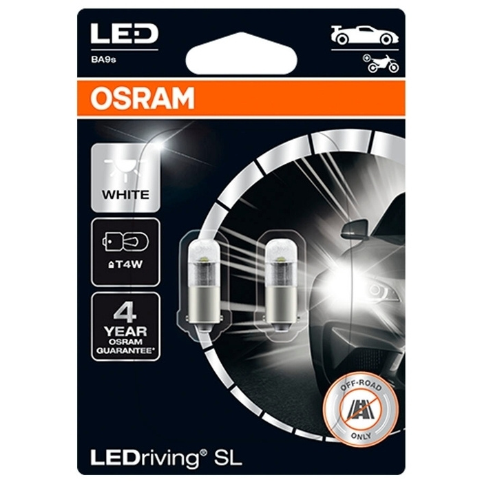 [OS-3893DWP-02B] OSRAM LEMPUTĖS 1W 12V BA9S BLI2