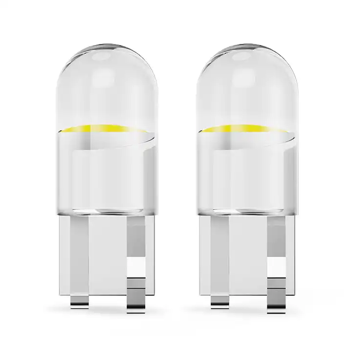 [AL50457] LEMPUTĖS W5W T10 LED 1SMD YELLOW 12V (2VNT)