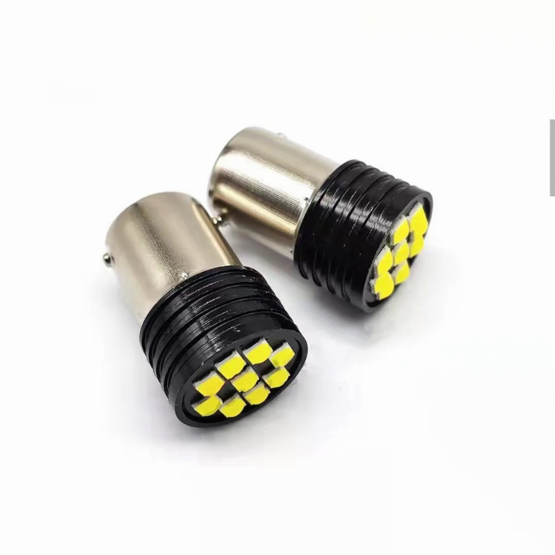 [AL50462] LEMPUTĖS S25 LED 9SMD BA15S 12V (2VNT)