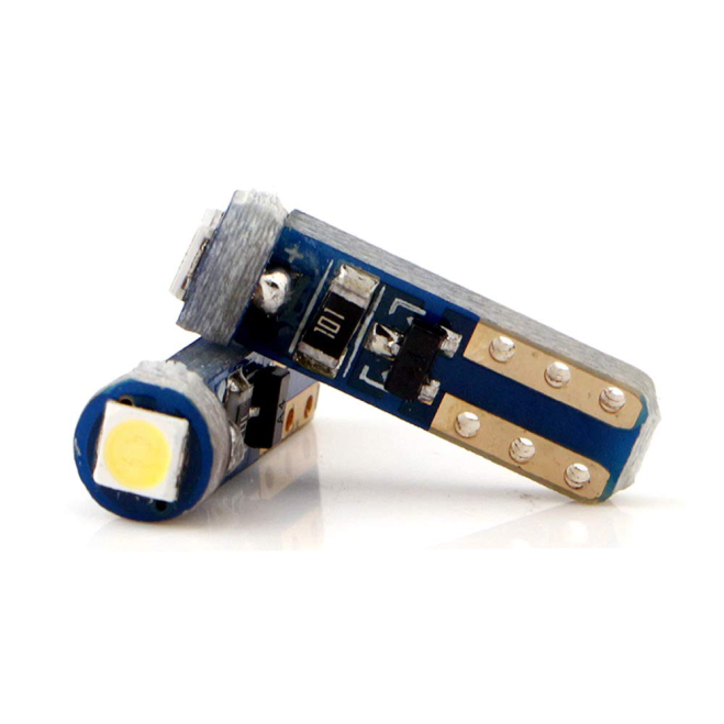 [AL50467] LEMPUTĖS W2W T5 LED 3SMD CANBUS 12V (2VNT)