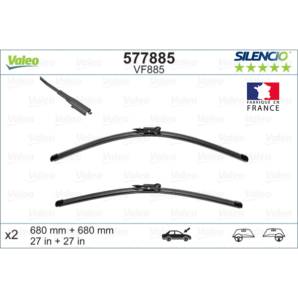 [S577885] VALEO SILENCIO VALYTUVAI FLAT BLADE