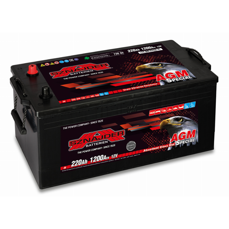 [SZAGM220R] BATTERY SZNAJDER SPECIAL AGM