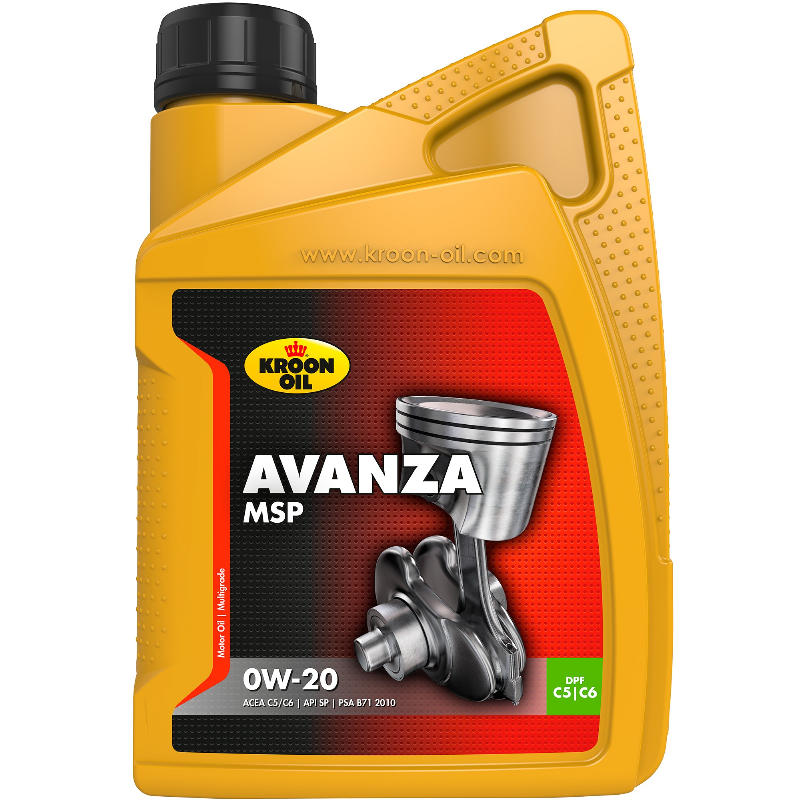 [KR37349] PILNAI SINTETINĖ ALYVA  KROON-OIL AVANZA MSP 0W-20