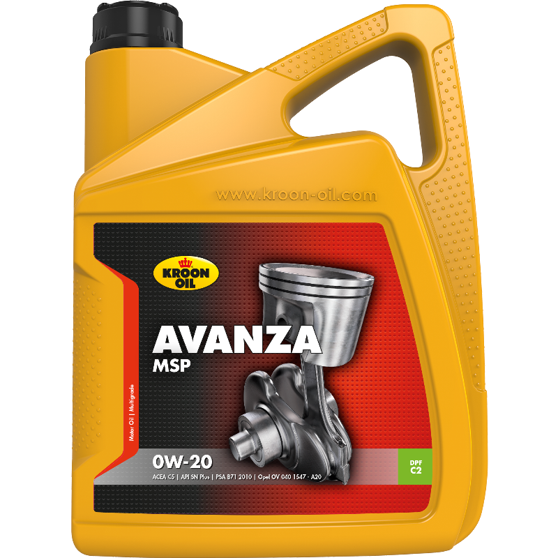[KR37350] PILNAI SINTETINĖ ALYVA  KROON-OIL  AVANZA  MSP 0W-20