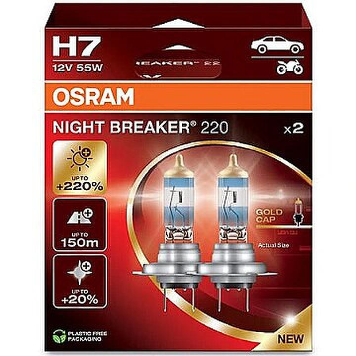 [OS-64210NB220] OSRAM LEMPUTĖS H7 55W 12V +220% PX26D