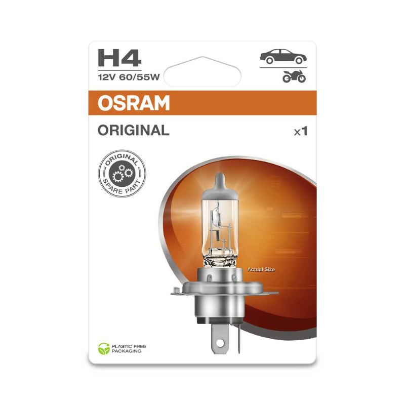 [OS-64193-1BL] OSRAM LEMPUTĖS H4 60/55W 12V P43T BLI1 DK