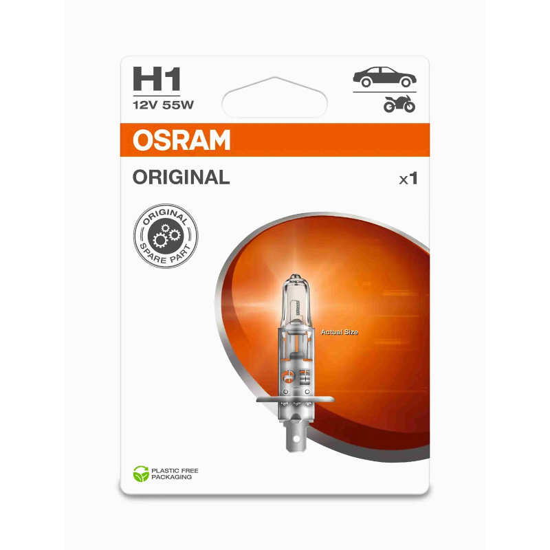 [OS-64150-1BL] OSRAM LEMPUTĖS H1 55W 12V P14,5S