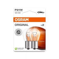 [OS-7506-2BL] OSRAM LEMPUTĖS P21W 12V BA15S