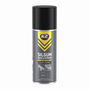 ELASTINĖ PURŠKIAMA GUMINĖ DANGA  K2 SILGUM JUODA 400ML