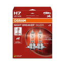 OSRAM LEMPUTĖS H7 55W 12V PX26D NIGHT BREAKER SILVER +100