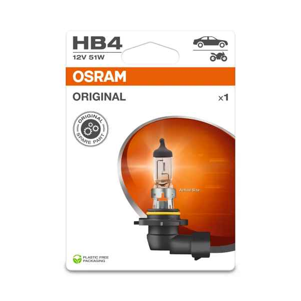 [OS-9006-1BL] OSRAM LEMPUTĖS HB4 51W 12V P22D