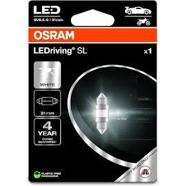 OSRAM LEMPUTĖS C5W 12V 0.6W SV8.5-8 36MM