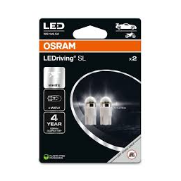 [OS-2825DWP-2BL] OSRAM LEMPUTĖS LED W5W 12V 1W W2.1X9.5D OFF ROAD ONLY