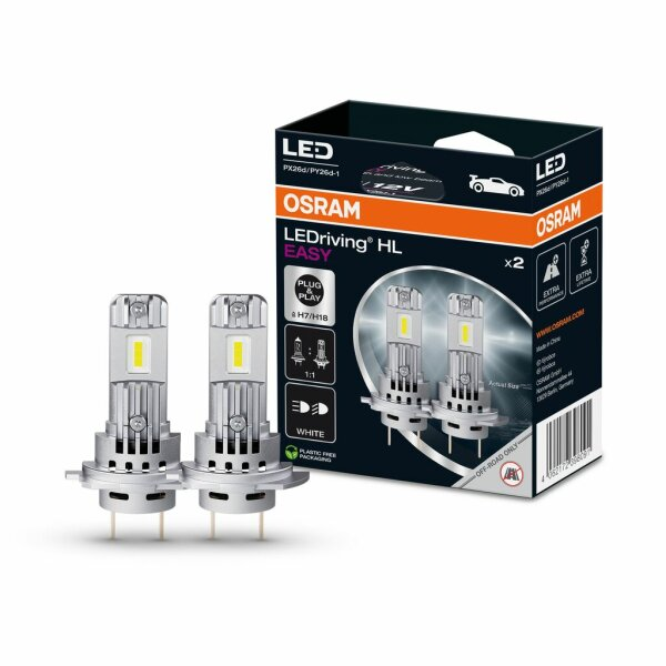 OSRAM LED LEMPUTĖS H7/H18 OFF-ROAD ONLY 16W 12V PX26D/PY26D-1
