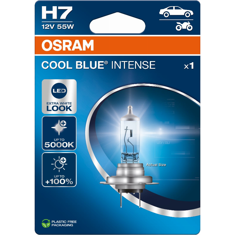 [OS-64210CBN-1BL] OSRAM LEMPUTĖS H7 55W 12V PX26D COOL BLUE INTENSE