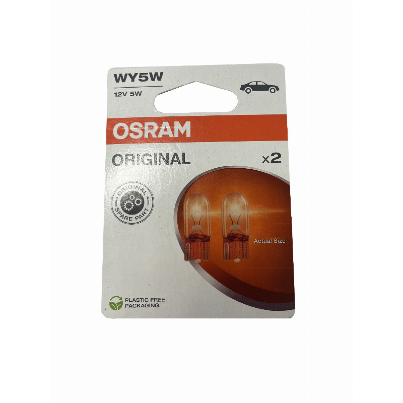 [OS-2827NA-2BL] OSRAM LEMPUTĖS WY5W 5W 12V W2.1 X 9.5D