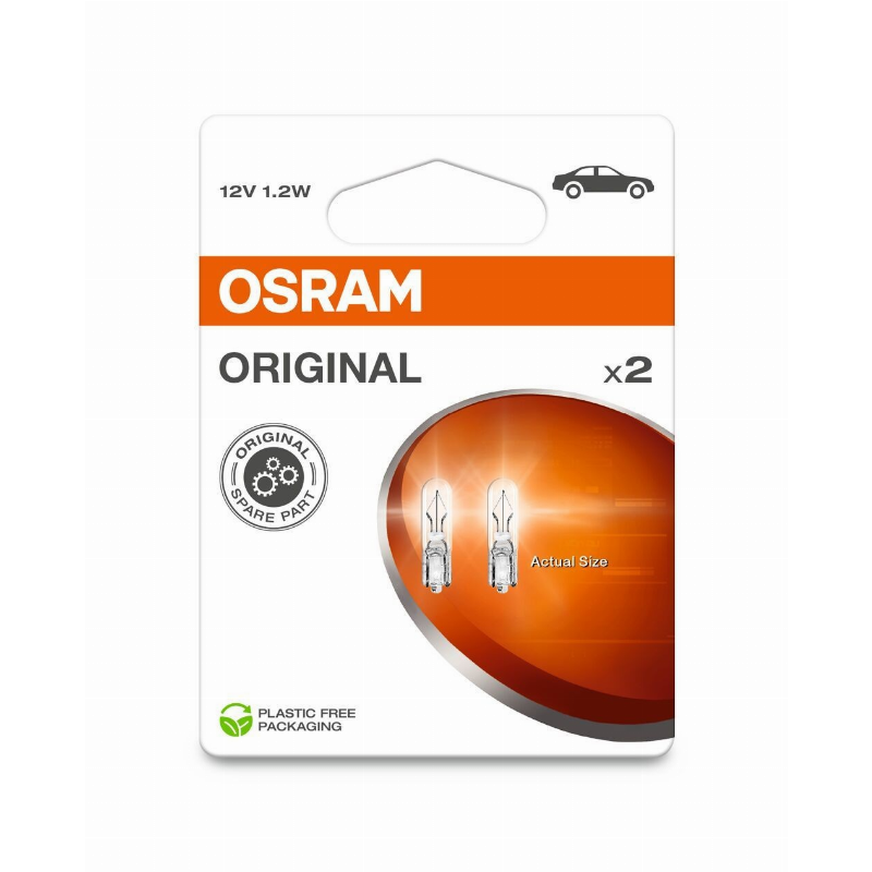 [OS-2721-2BL] OSRAM LEMPUTĖS 1,2W 12V W2X4,6D