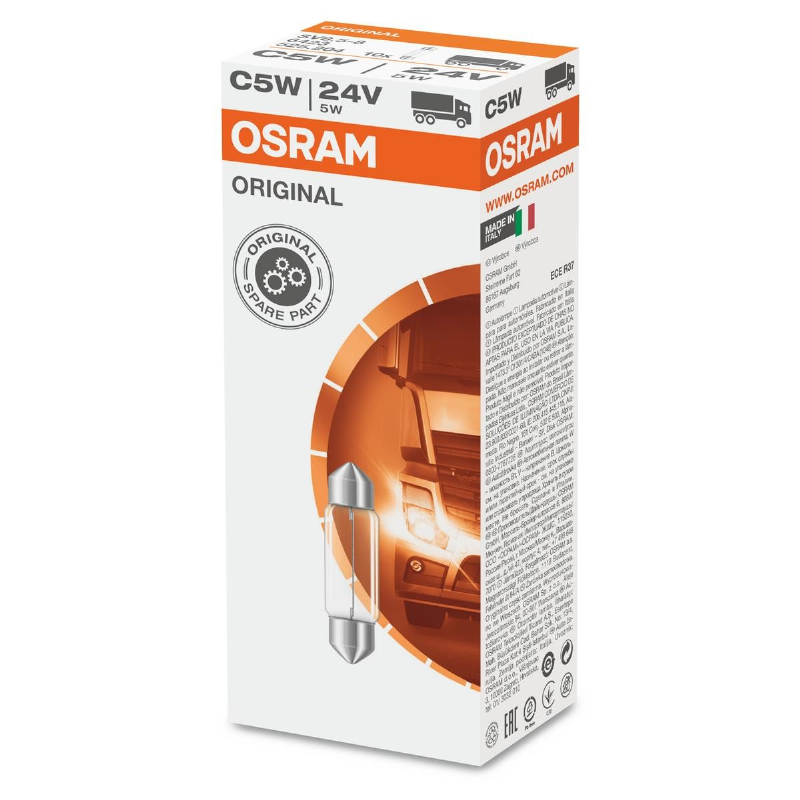 [OS-6423] OSRAM LEMPUTĖS C5W 5W 24V SV8,5-8