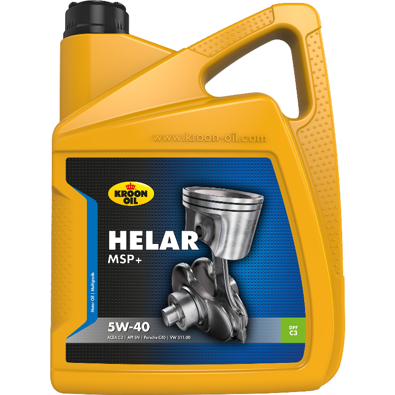[KR36845] PILNAI SINTETINĖ ALYVA  KROON-OIL HELAR MSP+ 5W-40 5L.