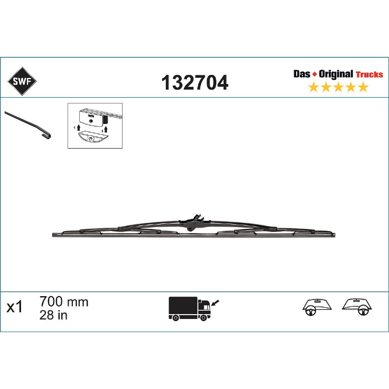 [T132704] VALEO VALYTUVAI TRUCKS WIPER BLADE