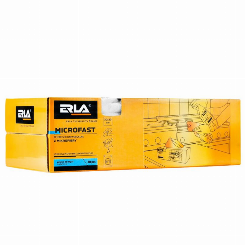 [K2R1013] ERLA MICROFAST UNIVERSAL MICROFIBER CLEQANING CLOTHS