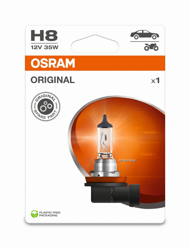 [OS-64212-1BL] OSRAM LEMPUTĖS H8 35W 12V PGJ19-1