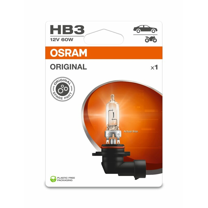 OSRAM LEMPUTĖS HB3 60W 12V P20D 9005