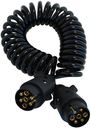 SPIRALINIS KABELIS SU JUNGTIMIS 2X7 PIN 3M 12V